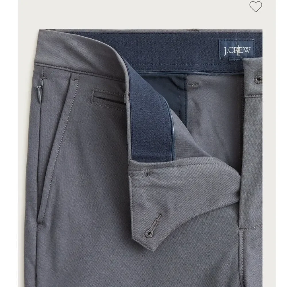 NWT J. Crew 770 Straight-Fit Tech Pant Atlantic Slate 33/32 *Flaw